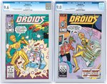 STAR WARS "DROIDS" CGC LOT.