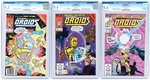 STAR WARS "DROIDS" CGC LOT.