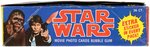 "STAR WARS" TOPPS FIRST SERIES FULL GUM CARD DISPLAY BOX.