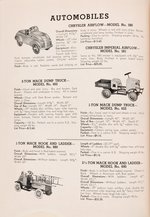 KEYSTONE-HAVERFORD CO., INC. 1935 WHEEL GOODS/GILBERT/TOYS WHOLESALE CATALOG.