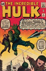 JACK KIRBY "INCREDIBLE HULK" #3 COMIC BOOK PAGE ORIGINAL ART.