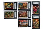 TOPPS "MARS ATTACKS" SGC GRADED COMPLETE GUM CARD SET.