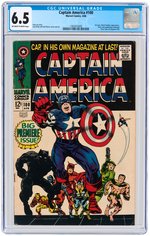 "CAPTAIN AMERICA" #100 APRIL 1968 CGC 6.5 FINE+.