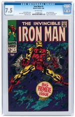 "IRON MAN" #1 MAY 1968 CGC 7.5 VF-.