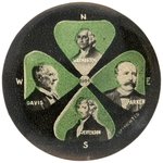 RARE PARKER/DAVIS/WASHINGTON/JEFFERSON BUTTON INSPIRED BY LOUISIANA PURCHASE EXPO.