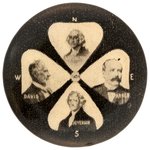 RARE PARKER/DAVIS/WASHINGTON/JEFFERSON BUTTON INSPIRED BY LOUISIANA PURCHASE EXPO.