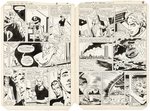 "FIRESTORM" #32 COMPLETE COMIC BOOK STORY ORIGINAL ART BY ALAN KUPPERBERG.