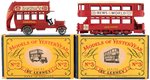 MATCHBOX "MODELS OF YESTERYEAR" BOXED TRAINS & BUSES LOT.