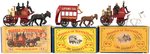 MATCHBOX "MODELS OF YESTERYEAR" BOXED HORSE-DRAWN TRIO.