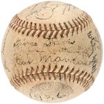 1936 NEW YORK GIANTS TEAM SIGNED BASEBALL.