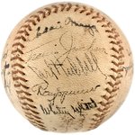 1936 NEW YORK GIANTS TEAM SIGNED BASEBALL.