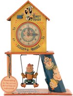 "HOWDY DOODY CLOCK-A-DOODLE" RARE BOXED WIND-UP TOY.