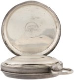 WALTHAM WATCH CO. COIN SILVER 15 JEWELS OPEN FACE POCKET WATCH MODEL 1857.