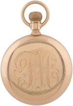 ILLINOIS WATCH CO. BUNN SPECIAL 21 JEWELS GOLD-FILLED OPEN FACE POCKET WATCH.