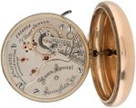 ILLINOIS WATCH CO. BUNN SPECIAL 21 JEWELS GOLD-FILLED OPEN FACE POCKET WATCH.