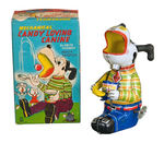 "MECHANICAL CANDY LOVING CANINE" BOXED WIND-UP.