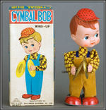 "CYMBAL BOB WIND-UP" BOXED TOY.