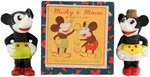 MICKEY & MINNIE MOUSE SMALL SIZE BOXED BISQUE SET.