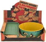 "MICKEY MOUSE LAUNDRY SET" BOXED.