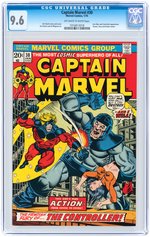 "CAPTAIN MARVEL" #30 JANUARY 1974 CGC 9.6 NM+.