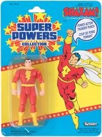 SUPER POWERS SHAZAM! CAPTAIN MARVEL FIGURE ON CARD.