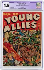 "YOUNG ALLIES" #11 MARCH 1944 CGC RESTORED 4.5 SLIGHT (C-1) VG+.