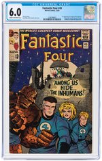 "FANTASTIC FOUR" #45 DECEMBER 1965 CGC 6.0 FINE (FIRST INHUMANS).