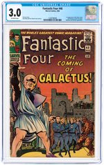 "FANTASTIC FOUR" #48 MARCH 1966 CGC 3.0 GOOD/VG (FIRST SILVER SURFER & GALACTUS).