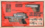 RARE "LOST IN SPACE ROTO JET GUN ROTO-SOUND WEAPONS SET" FACTORY-SEALED BOX.