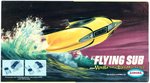 AURORA "FLYING SUB FROM VOYAGE TO THE BOTTOM OF THE SEA" FACTORY-SEALED BOXED MODEL KIT.