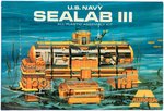 AURORA "U.S NAVY SEALAB III" FACTORY-SEALED BOXED MODEL KIT.