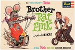 ED "BIG DADDY" ROTH'S "BROTHER RAT FINK" FACTORY-SEALED BOXED MODEL KIT.