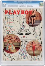 "PLAYBOY" VOL. 2 #2 JANUARY 1955 CGC 9.2 NM- (BETTIE PAGE CENTERFOLD).