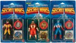 SECRET WARS AMERICAN ISSUE SET OF 6 CARDED AND 8 LOOSE FIGURES.