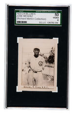 1923-1924 BILLIKEN JOSE MENDEZ SGC 50 VG/EX 4 (RICHARD MERKIN COLLECTION).