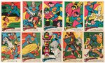 "SUPERMAN-TIM" UNUSED STAMP LOT.