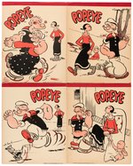 "POPEYE" & FRIENDS TABLET/COMPOSITION BOOK LOT.