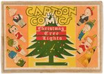 "CARTOON COMICS CHRISTMAS TREE LIGHTS" BOXED FIGURAL BULBS - BETTY BOOP, DICK TRACY, ORPHAN ANNIE.