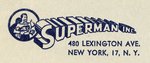 SUPERMAN EDITOR MORT WEISINGER SIGNED LETTER PAIR.