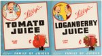 LIBBY'S JUICE "GASOLINE ALLEY" & SMITTY 1936 ADVERTISING LOT.