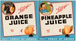 LIBBY'S JUICE "GASOLINE ALLEY" & SMITTY 1936 ADVERTISING LOT.