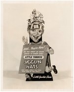 LITTLE YANKEE SHOES "JIGGLIN' HATS" ADVERTISING SIGN & PREMIUMS.