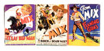 "TOM MIX" FIVE STAR LIBRARY BOOK TRIO.