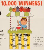 "FUNNY FACE FUN BOOK" & DRINK STAND CONTEST PAPER.