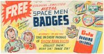 "SPACE MEN BADGES" PREMIUM SIGN PROTOTYPE ORIGINAL ART.