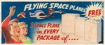 "FLYING SPACE PLANES" PREMIUM SIGN PROTOTYPE ORIGINAL ART.