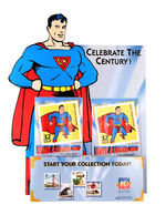 "SUPERMAN" UNITED STATES POSTAL SERVICE STAMP DISPLAY/STANDEE.