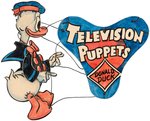 DONALD DUCK "TELEVISION PUPPETS" PROTOTYPE ORIGINAL ART.