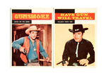 TV WESTERNS GUM CARD SET.