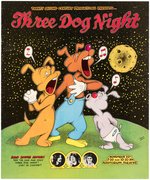 THREE DOG NIGHT 1971 CONCERT POSTER.